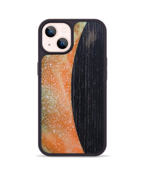 iPhone 14 Wood+Resin Phone Case - Toni (Eclipse, 698088)