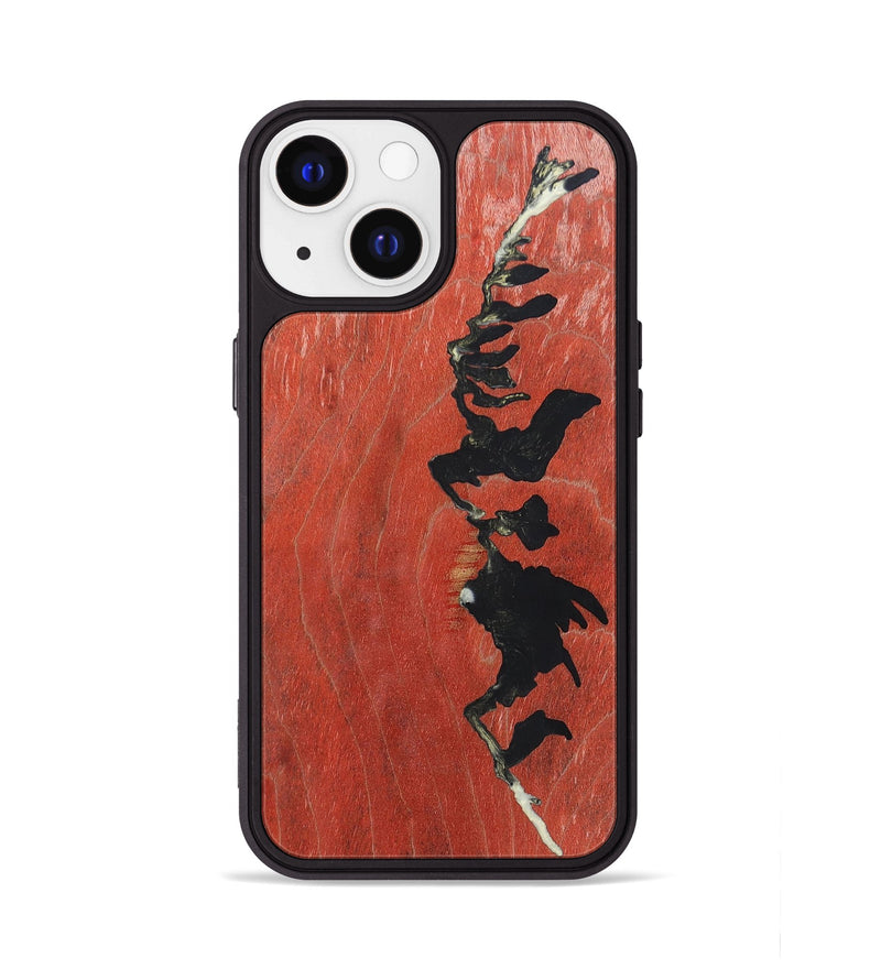 iPhone 13 Wood+Resin Phone Case - Dwight (Pattern, 698134)