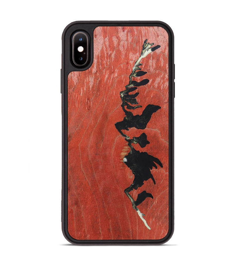 iPhone Xs Max Wood+Resin Phone Case - Dwight (Pattern, 698134)