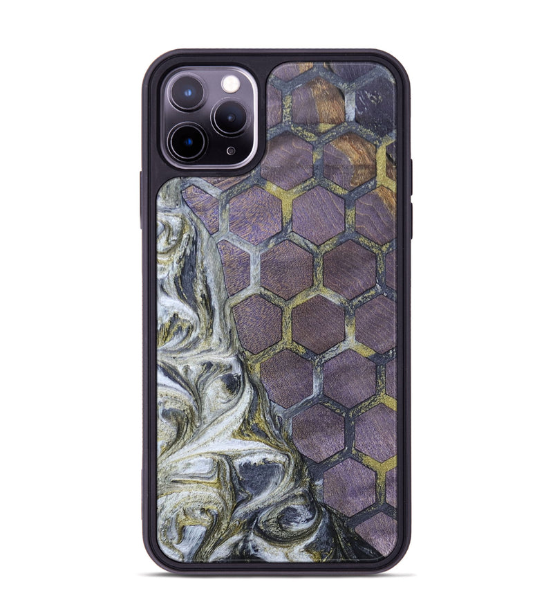 iPhone 11 Pro Max Wood+Resin Phone Case - Enrique (Pattern, 698135)
