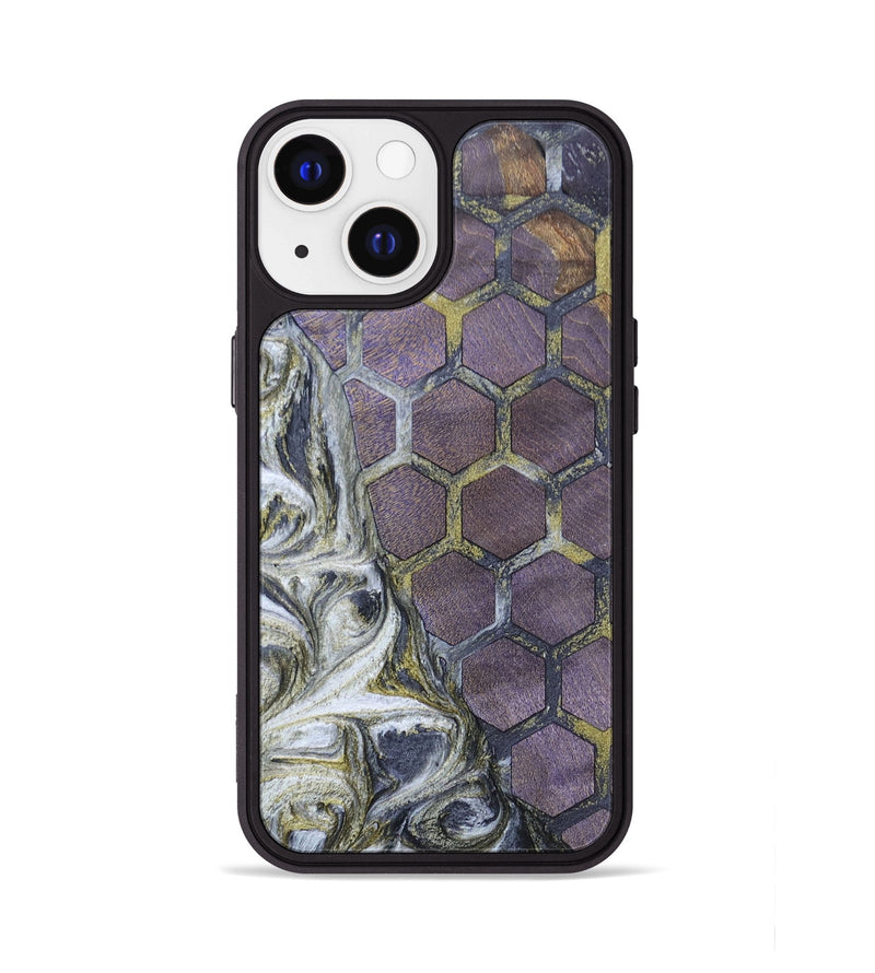 iPhone 13 Wood+Resin Phone Case - Enrique (Pattern, 698135)