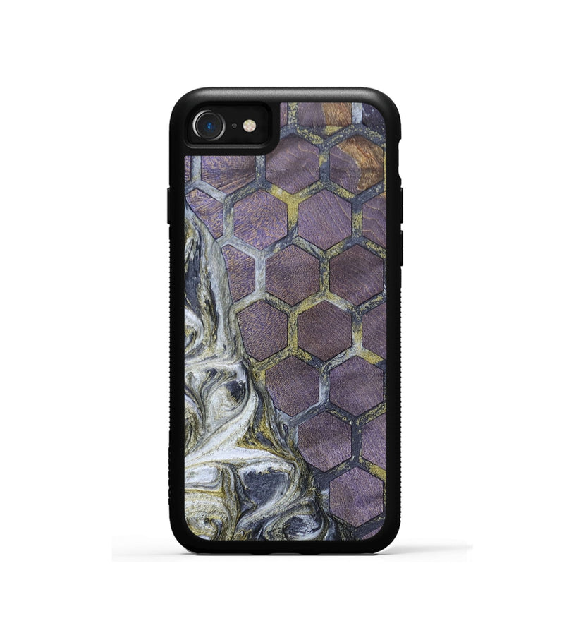 iPhone SE Wood+Resin Phone Case - Enrique (Pattern, 698135)
