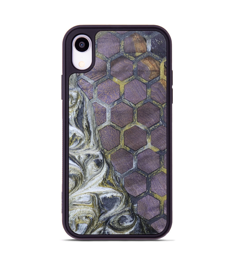 iPhone Xr Wood+Resin Phone Case - Enrique (Pattern, 698135)