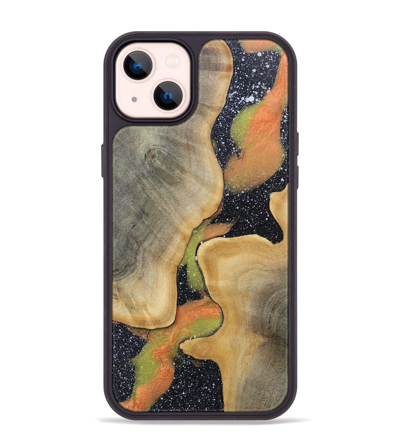 iPhone 14 Plus Wood+Resin Phone Case - Jennifer (Cosmos, 698168)