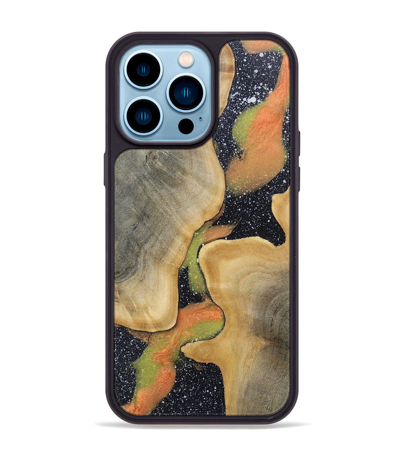 iPhone 14 Pro Max Wood+Resin Phone Case - Jennifer (Cosmos, 698168)