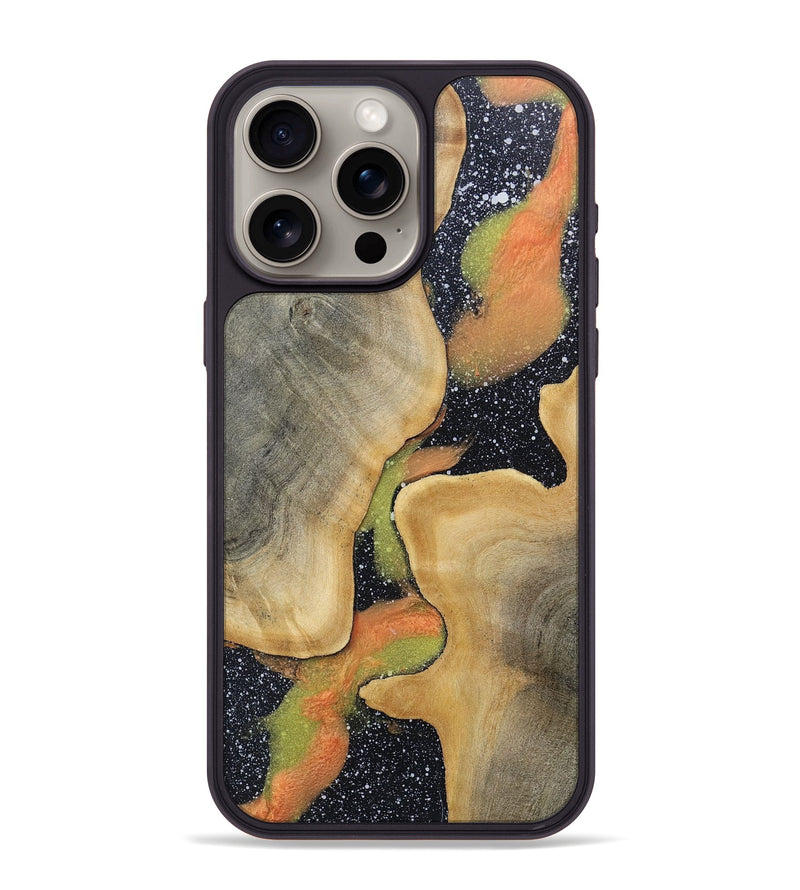 iPhone 15 Pro Max Wood+Resin Phone Case - Jennifer (Cosmos, 698168)