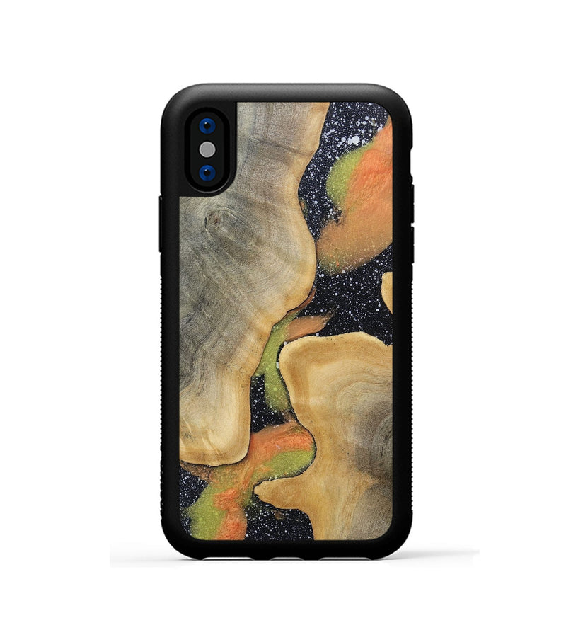 iPhone Xs Wood+Resin Phone Case - Jennifer (Cosmos, 698168)