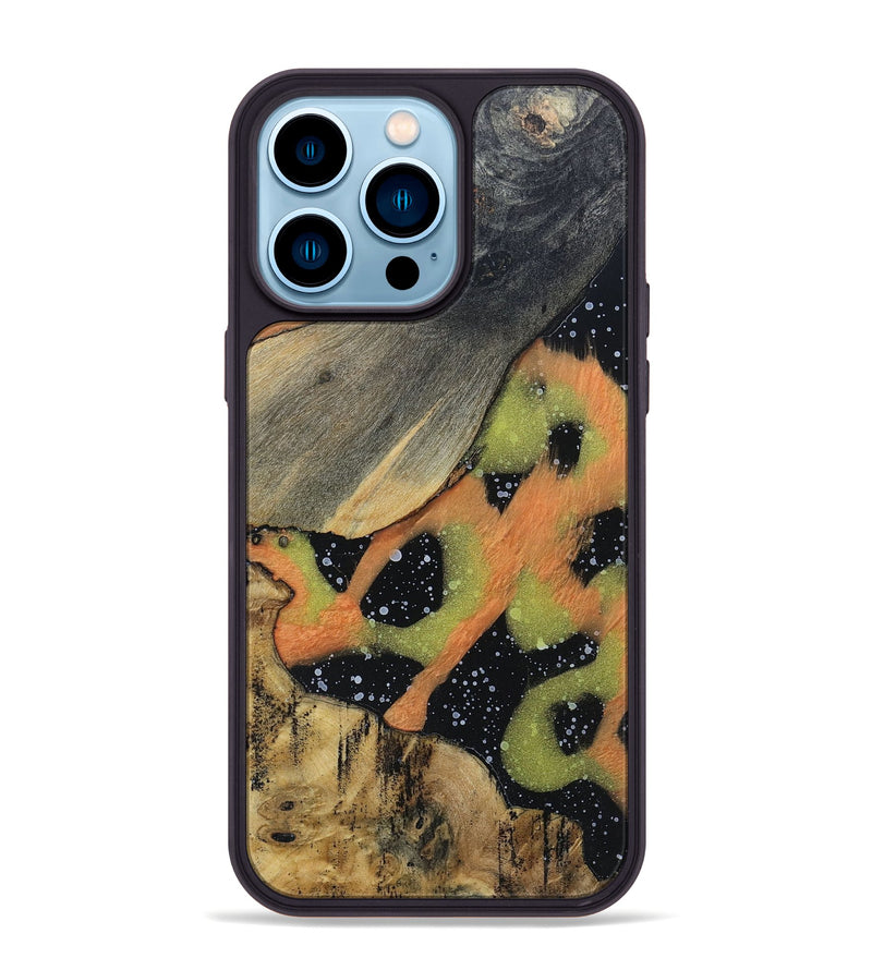 iPhone 14 Pro Max Wood+Resin Phone Case - Kehlani (Cosmos, 698169)