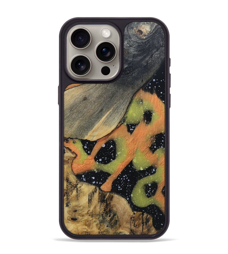 iPhone 15 Pro Max Wood+Resin Phone Case - Kehlani (Cosmos, 698169)