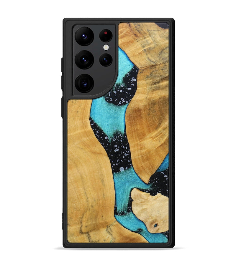 Galaxy S22 Ultra Wood+Resin Phone Case - Stuart (Cosmos, 698171)
