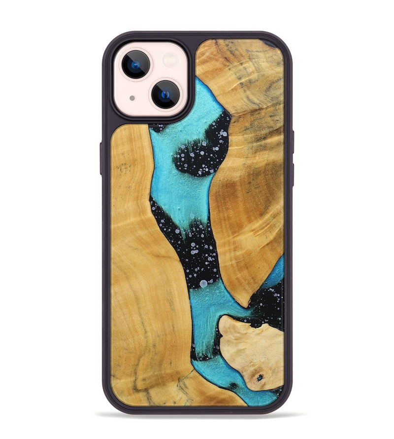 iPhone 14 Plus Wood+Resin Phone Case - Stuart (Cosmos, 698171)
