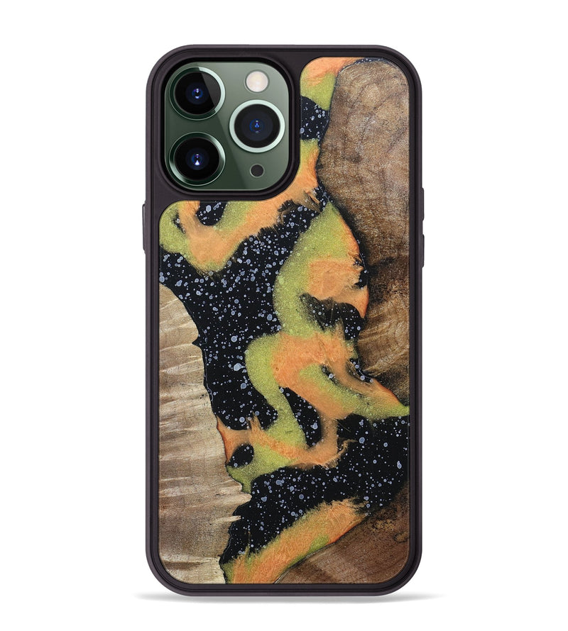 iPhone 13 Pro Max Wood+Resin Phone Case - Neal (Cosmos, 698180)
