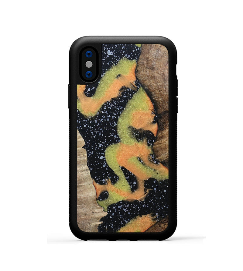 iPhone Xs Wood+Resin Phone Case - Neal (Cosmos, 698180)