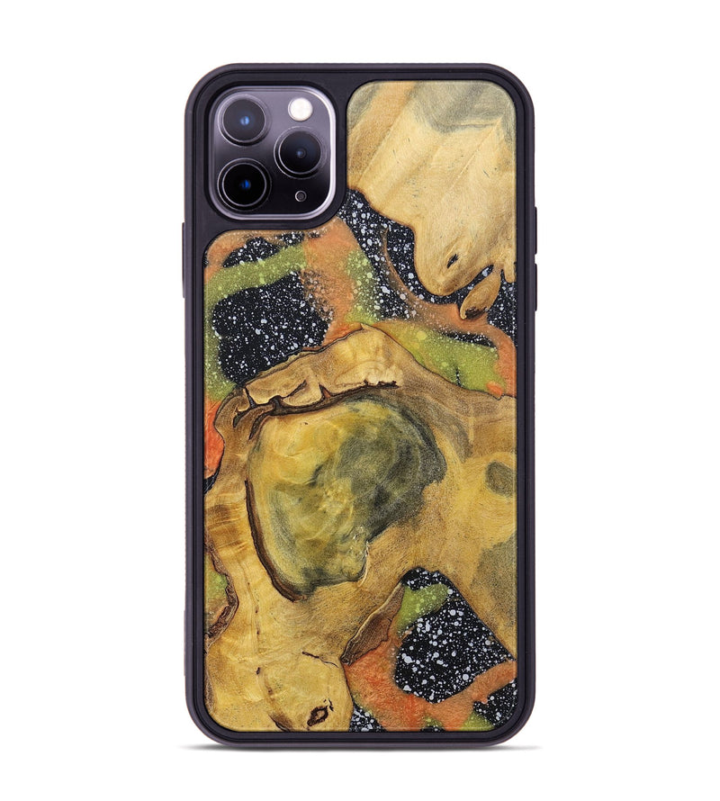 iPhone 11 Pro Max Wood+Resin Phone Case - Emily (Cosmos, 698182)