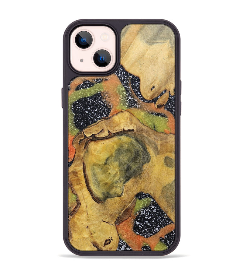 iPhone 14 Plus Wood+Resin Phone Case - Emily (Cosmos, 698182)
