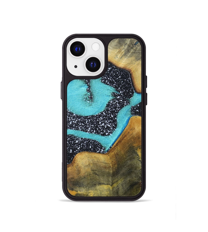 iPhone 13 mini Wood+Resin Phone Case - Maliyah (Cosmos, 698183)