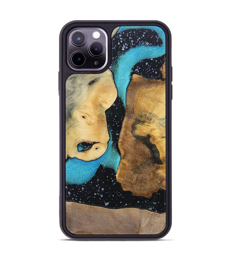 iPhone 11 Pro Max Wood+Resin Phone Case - Tammy (Cosmos, 698185)