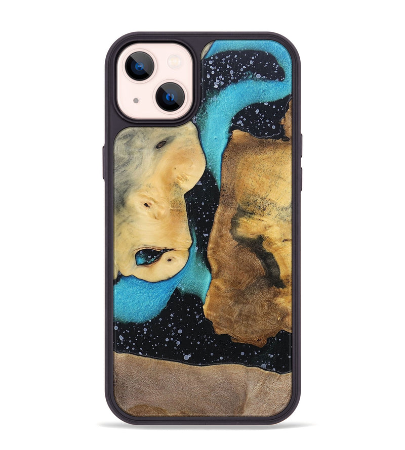 iPhone 14 Plus Wood+Resin Phone Case - Tammy (Cosmos, 698185)