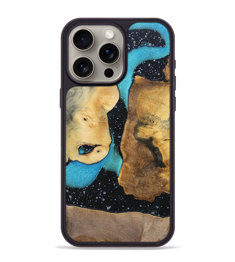 iPhone 15 Pro Max Wood+Resin Phone Case - Tammy (Cosmos, 698185)