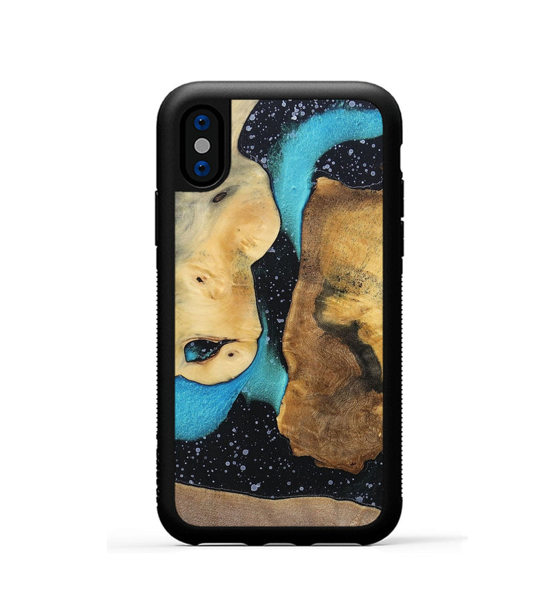 iPhone Xs Wood+Resin Phone Case - Tammy (Cosmos, 698185)