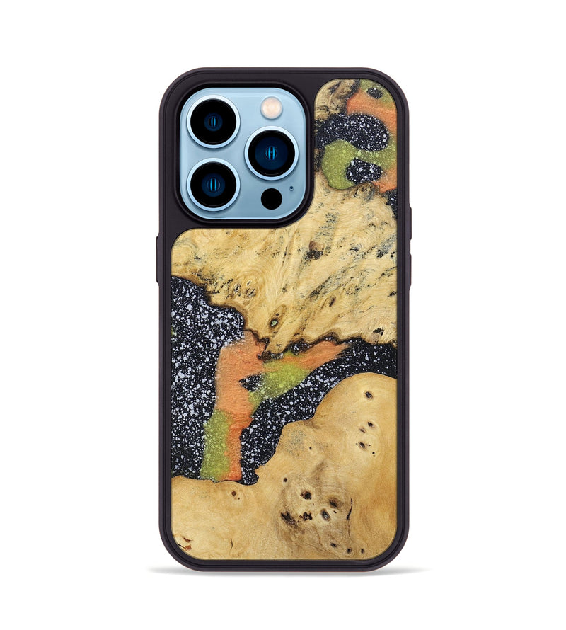 iPhone 14 Pro Wood+Resin Phone Case - Ryleigh (Cosmos, 698192)