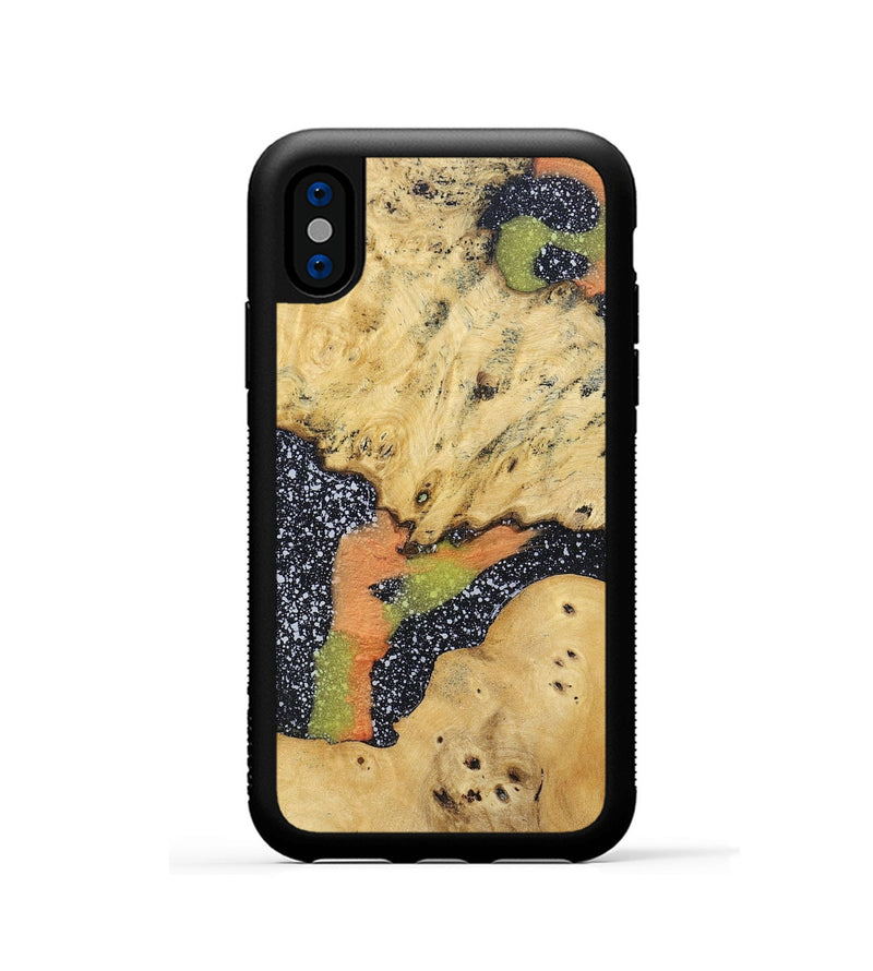 iPhone Xs Wood+Resin Phone Case - Ryleigh (Cosmos, 698192)