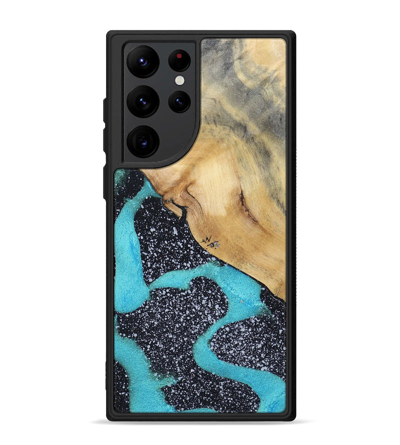 Galaxy S22 Ultra Wood+Resin Phone Case - Tyler (Cosmos, 698194)
