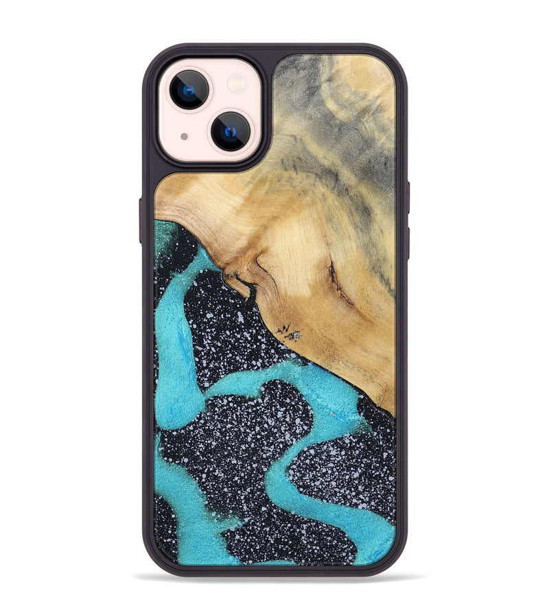 iPhone 14 Plus Wood+Resin Phone Case - Tyler (Cosmos, 698194)