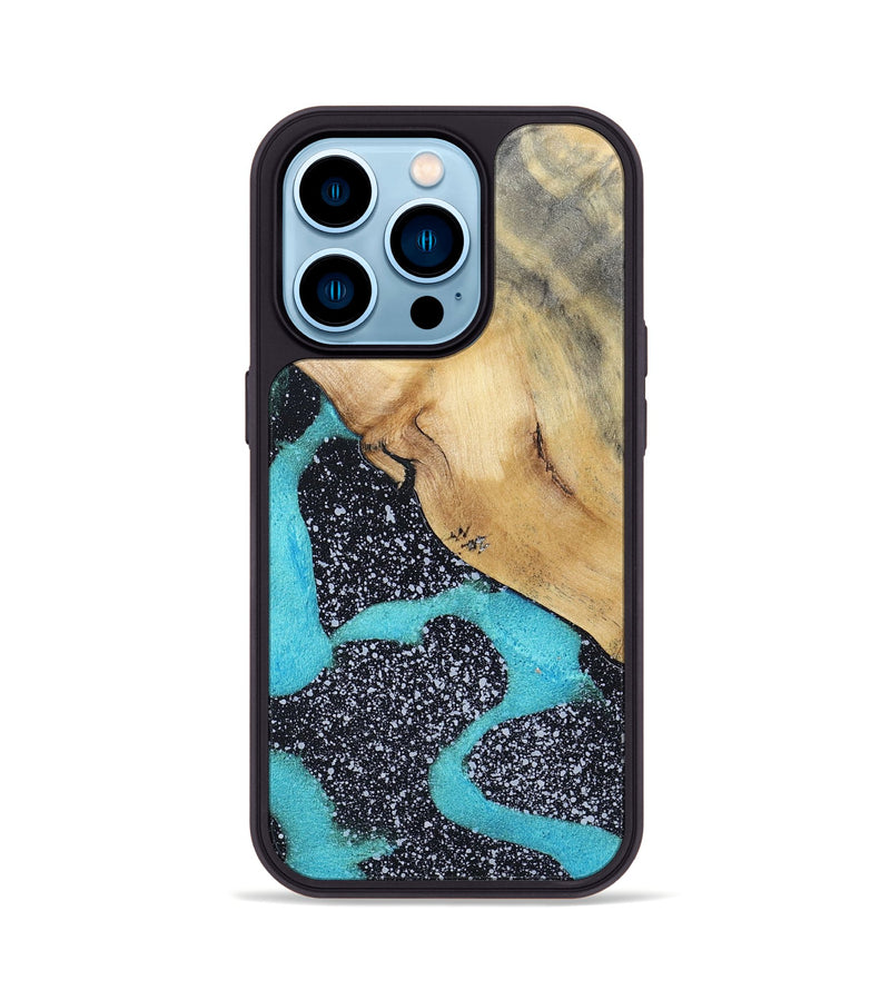 iPhone 14 Pro Wood+Resin Phone Case - Tyler (Cosmos, 698194)