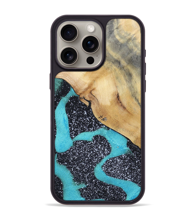iPhone 15 Pro Max Wood+Resin Phone Case - Tyler (Cosmos, 698194)
