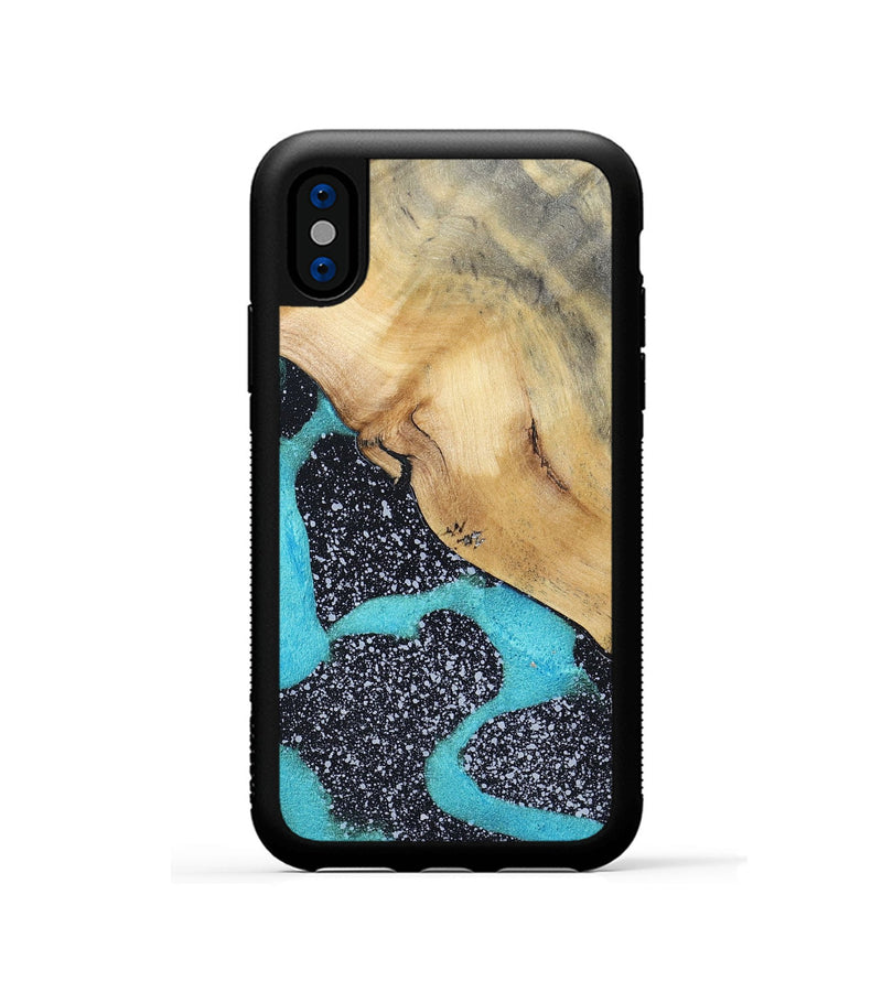 iPhone Xs Wood+Resin Phone Case - Tyler (Cosmos, 698194)