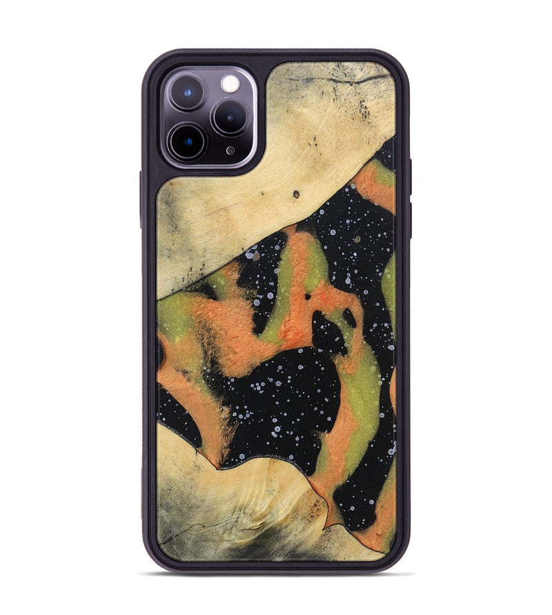 iPhone 11 Pro Max Wood+Resin Phone Case - Fernanda (Cosmos, 698198)