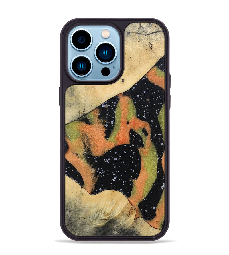 iPhone 14 Pro Max Wood+Resin Phone Case - Fernanda (Cosmos, 698198)