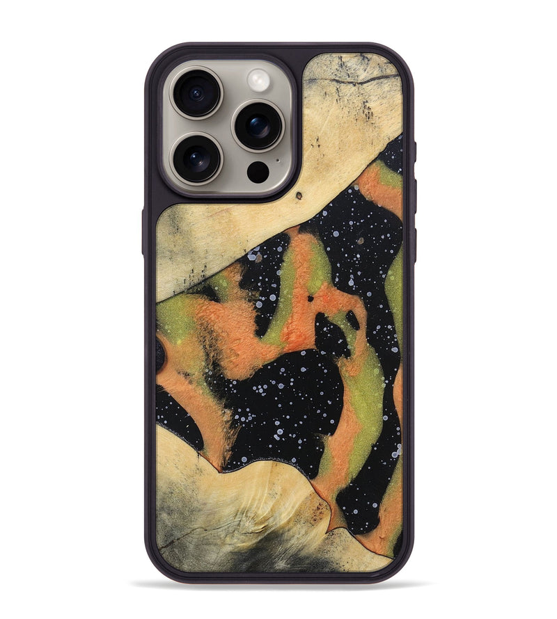 iPhone 15 Pro Max Wood+Resin Phone Case - Fernanda (Cosmos, 698198)