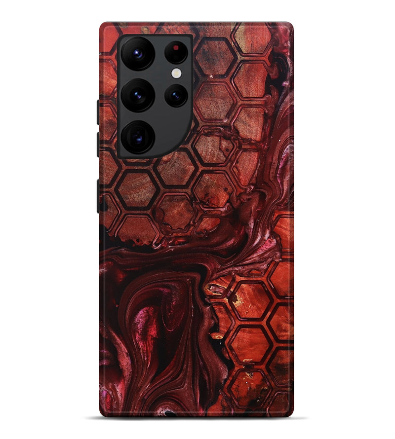 Galaxy S22 Ultra Wood+Resin Live Edge Phone Case - Zachary (Pattern, 698226)