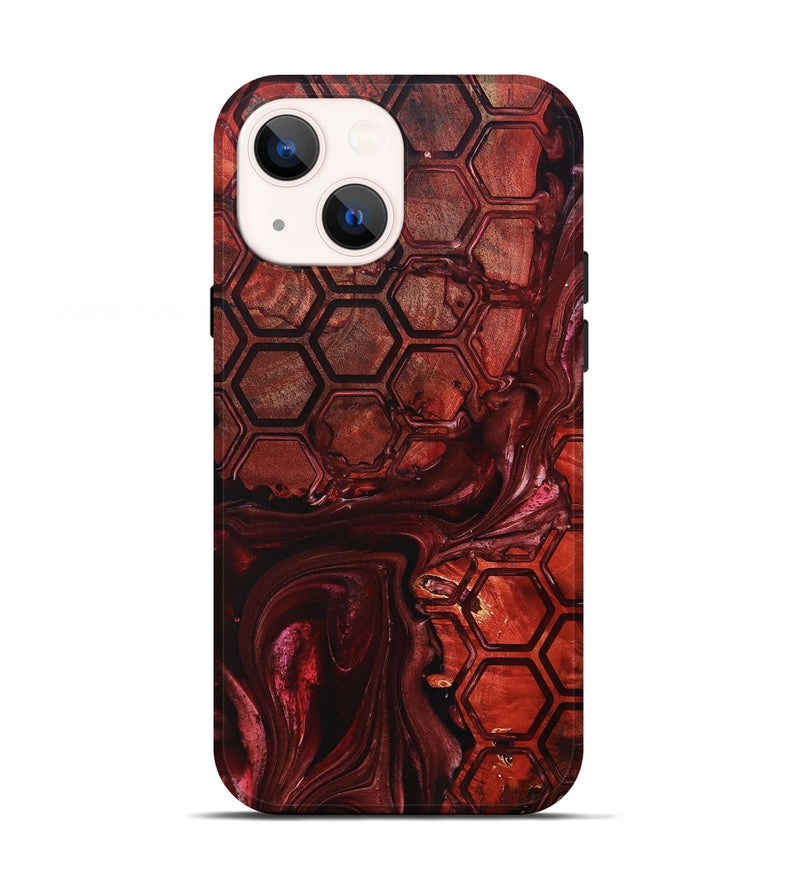 iPhone 13 Wood+Resin Live Edge Phone Case - Zachary (Pattern, 698226)
