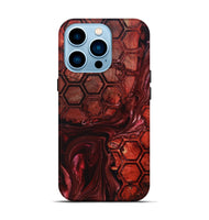 iPhone 14 Pro Wood+Resin Live Edge Phone Case - Zachary (Pattern, 698226)
