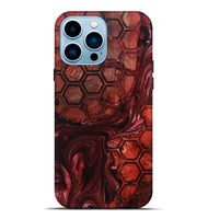 iPhone 14 Pro Max Wood+Resin Live Edge Phone Case - Zachary (Pattern, 698226)