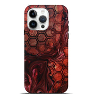 iPhone 15 Pro Max Wood+Resin Live Edge Phone Case - Zachary (Pattern, 698226)