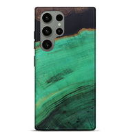 Galaxy S23 Ultra Wood+Resin Live Edge Phone Case - Orion (Pure Black, 698229)