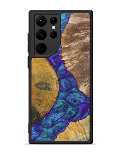 Galaxy S22 Ultra Wood+Resin Phone Case - Molly (Mosaic, 698312)