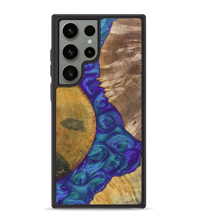 Galaxy S23 Ultra Wood+Resin Phone Case - Molly (Mosaic, 698312)