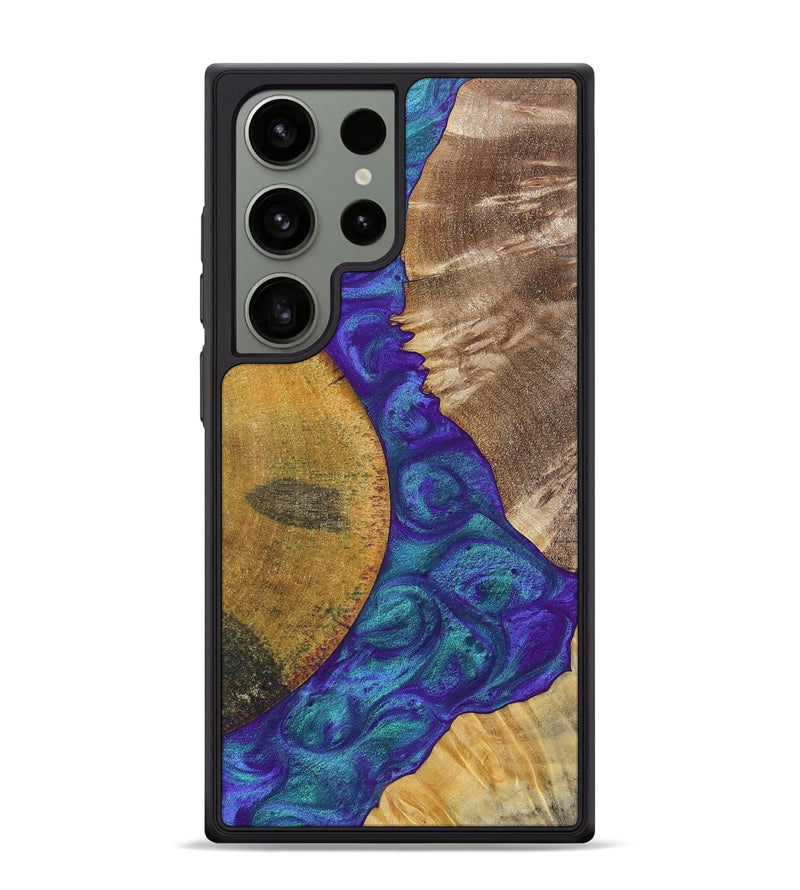 Galaxy S24 Ultra Wood+Resin Phone Case - Molly (Mosaic, 698312)