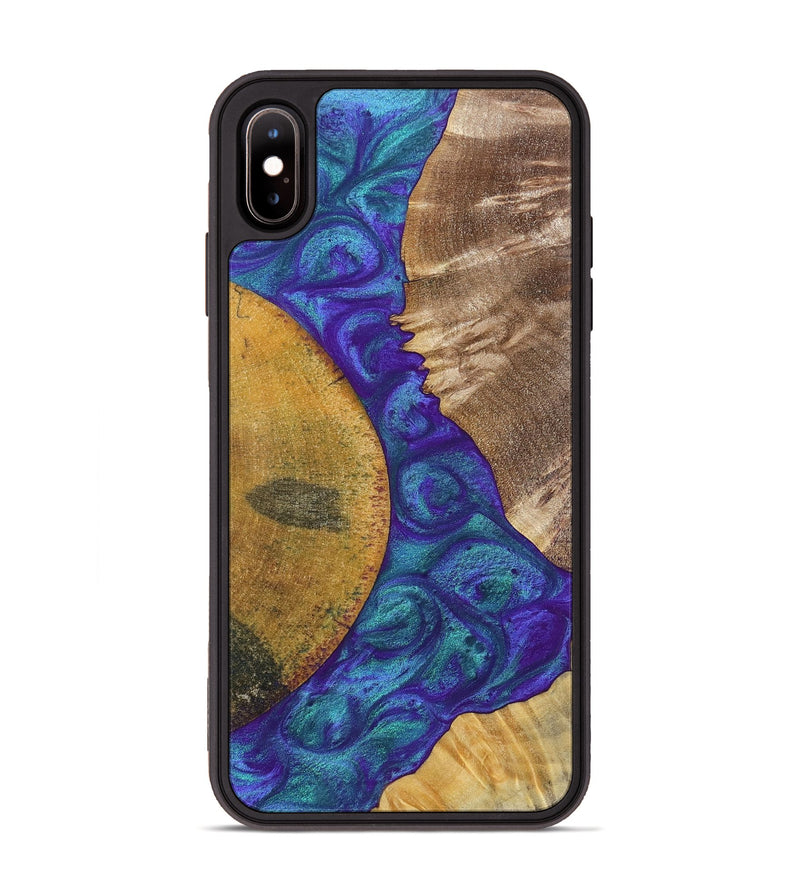 iPhone Xs Max Wood+Resin Phone Case - Molly (Mosaic, 698312)