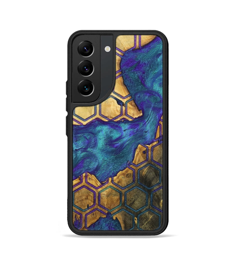 Galaxy S22 Wood+Resin Phone Case - Joe (Pattern, 698323)