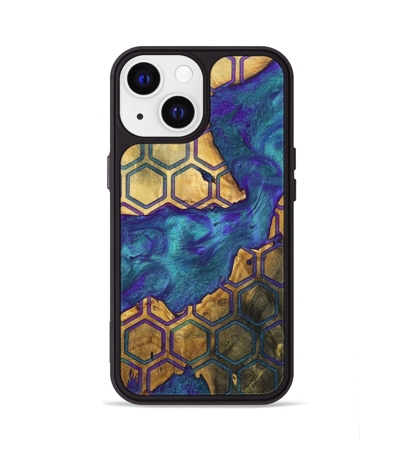 iPhone 13 Wood+Resin Phone Case - Joe (Pattern, 698323)