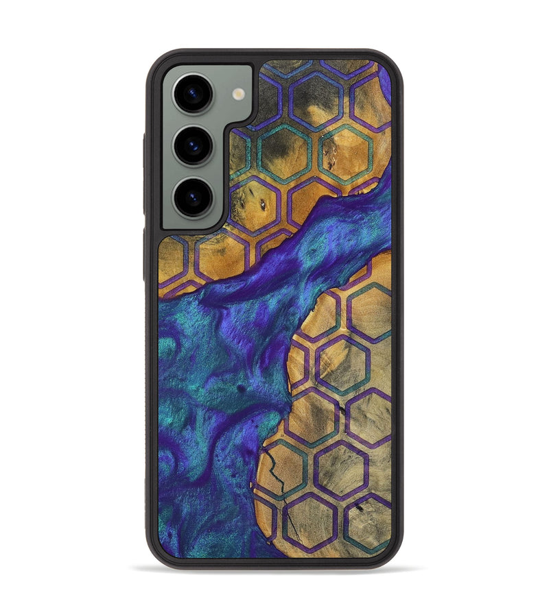 Galaxy S23 Plus Wood+Resin Phone Case - Lula (Pattern, 698331)
