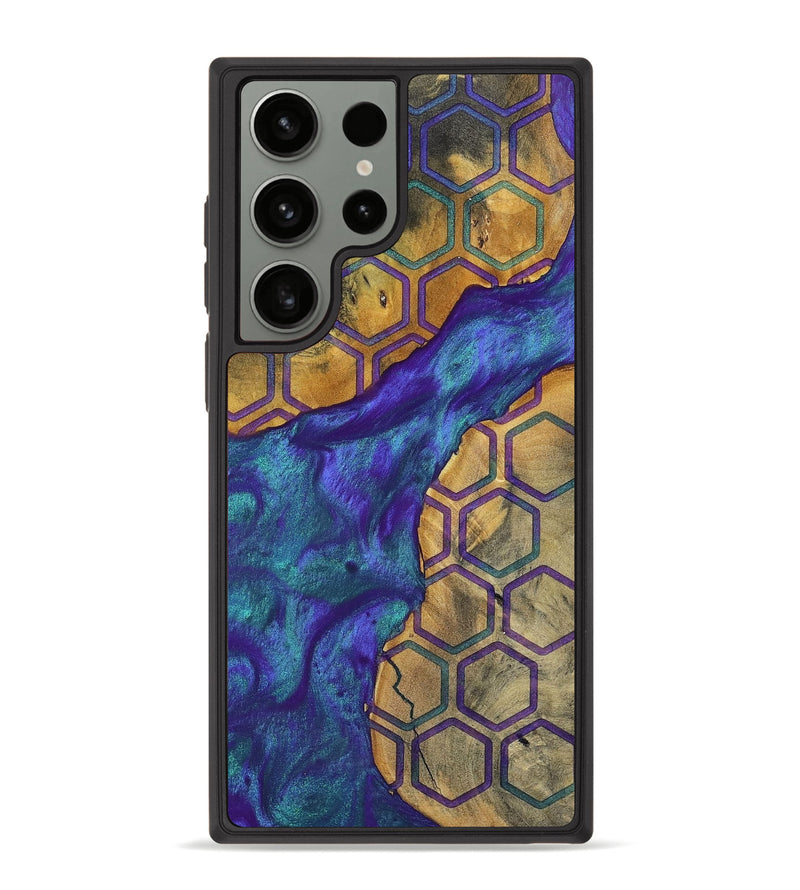 Galaxy S23 Ultra Wood+Resin Phone Case - Lula (Pattern, 698331)