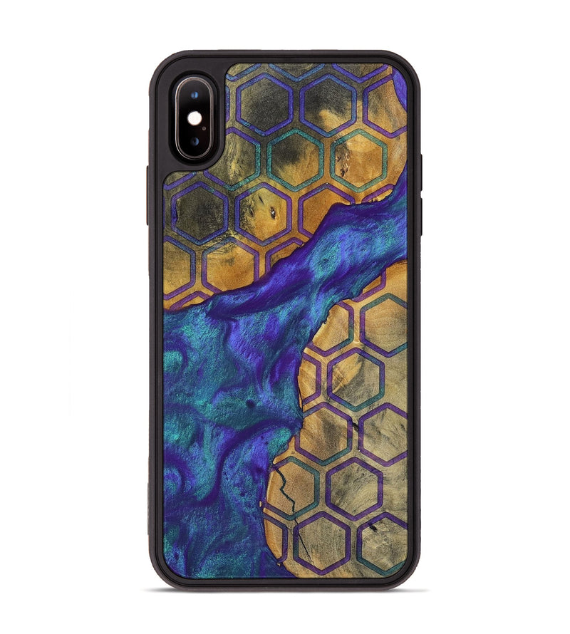 iPhone Xs Max Wood+Resin Phone Case - Lula (Pattern, 698331)