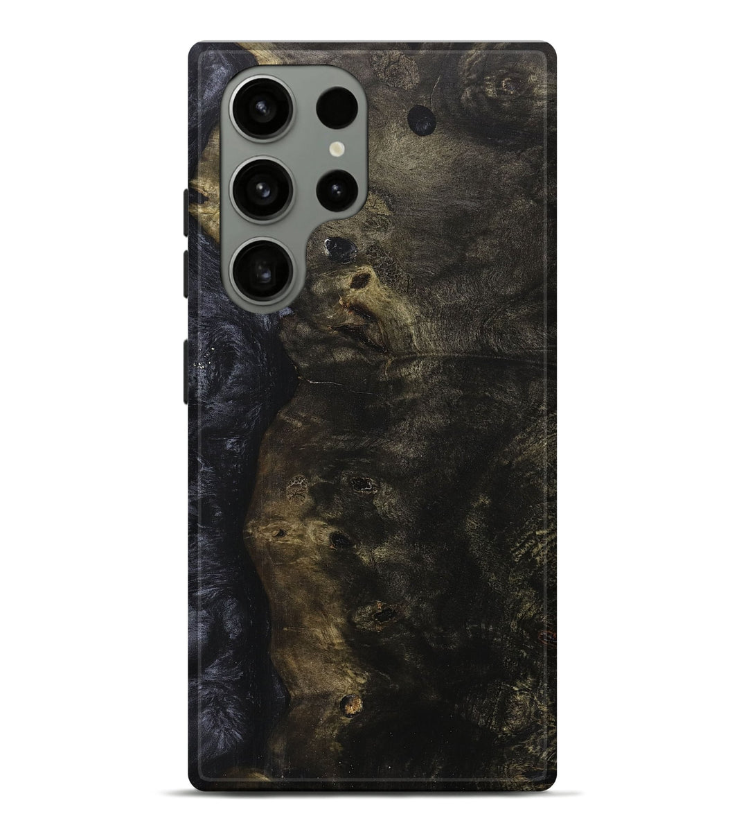 Galaxy S23 Ultra Wood+Resin Live Edge Phone Case - Keaton (Wood Burl, 698386)